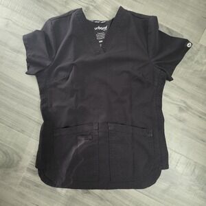 Urbane Icon Scrub Top Womens XS 4 Way Stretch Contemporary Fit Medical Uniform
